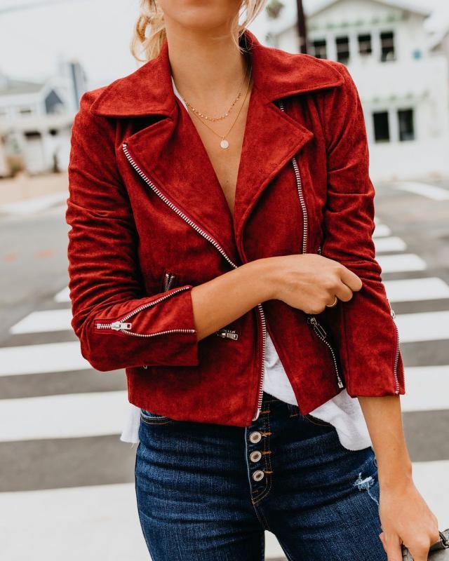 Women's fall winter short jacket jacket