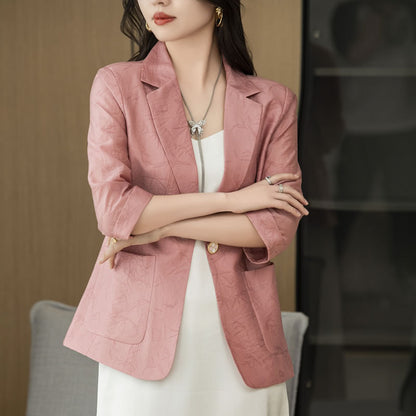 Summer Tencel Women's Suit Jacket
